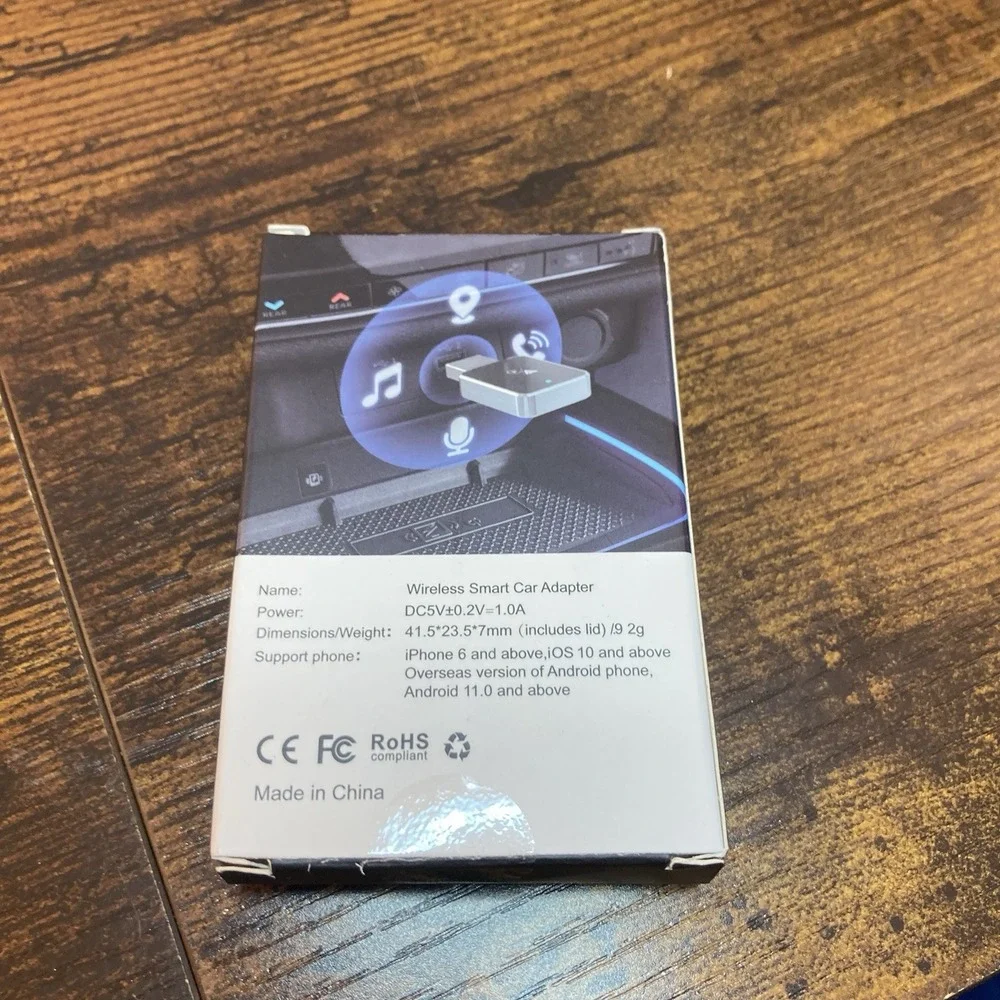 Wireless Carplay Adapter, Apple CarPlay and Android Auto Adapter 2 in‎ 1 Convert